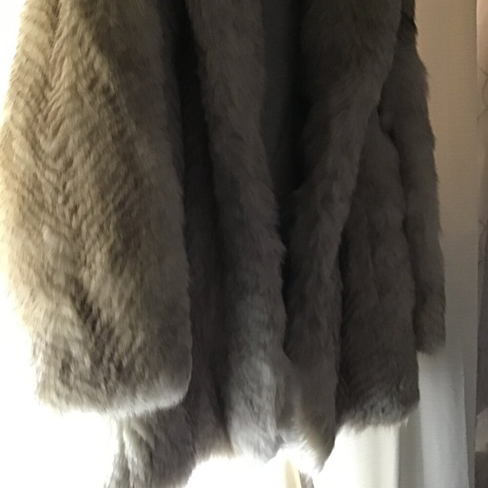 Saga Furs Natural Fox Fur Coat M/10 - Picture 13 of 16